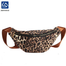 The new leopard print fashion women's Fanny pack made from PU leather